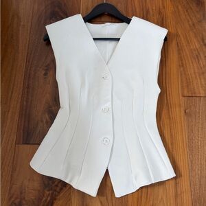 zara Button-Up Vest